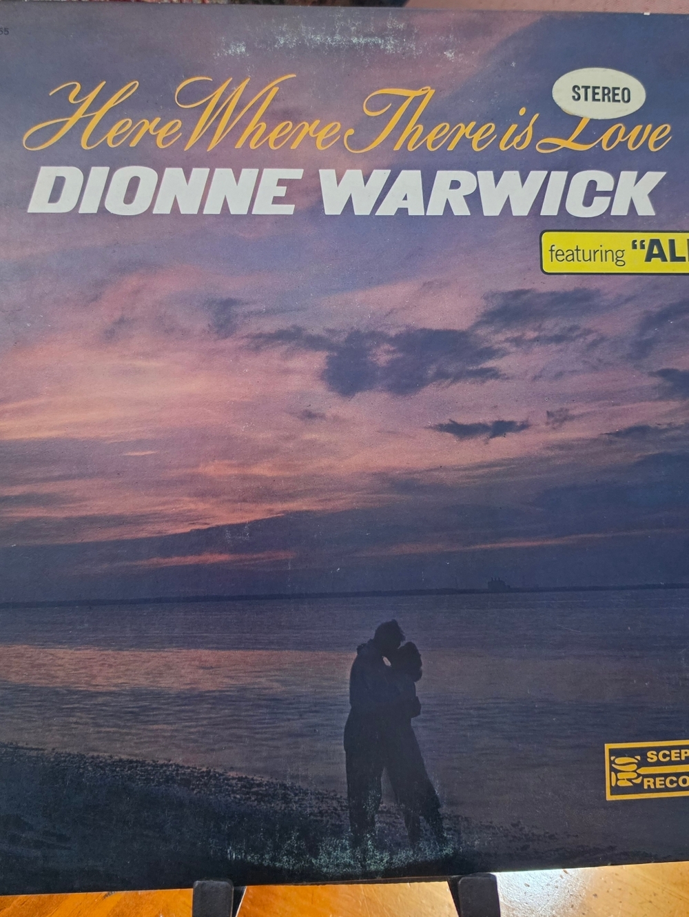Dionne Warwick "Here Where There Is Love" Vinyl LP ,featuring Alfie ,1966